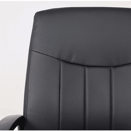 Компьютерное кресло "POLO", экокожа, пластик, черный - 8