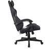 Кресло игровое Zombie GAME TETRA, экокожа, пластик, черный, карбон - 4