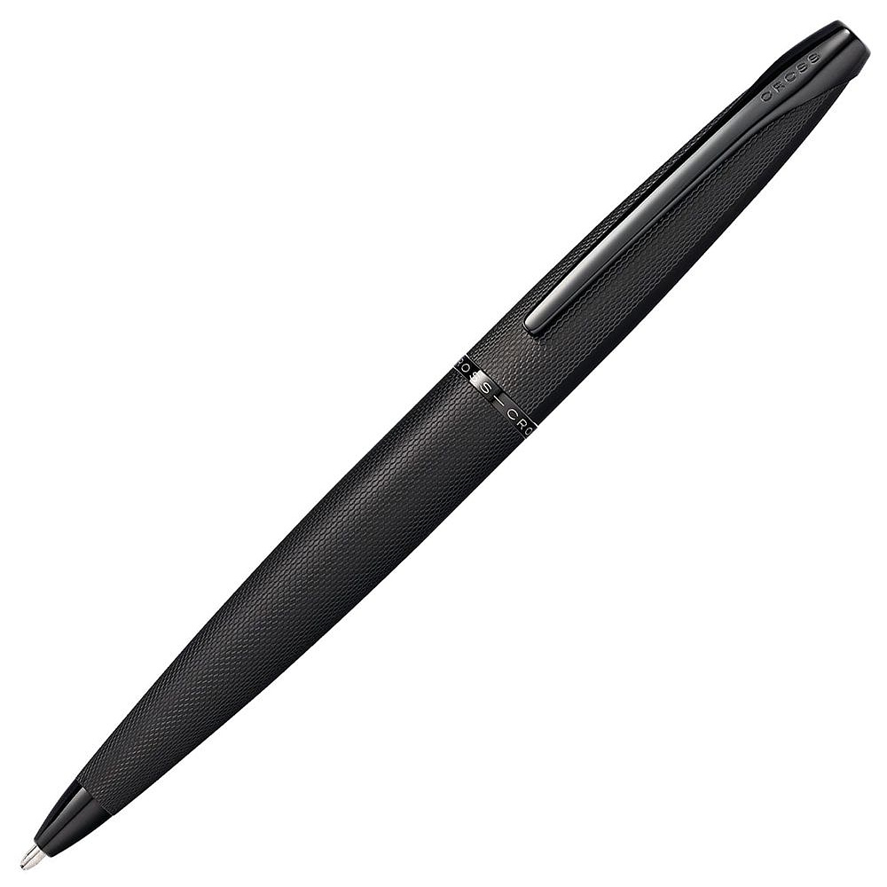 Ручка шариковая автоматическая "Cross ATX Brushed Black", 0.7 мм, черный, стержень черный - 2