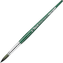 Кисть для рисования "Tintoretto Emerald", синтетика, круглая, №16