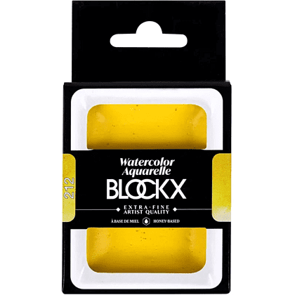 Краски акварельные "Blockx. Giant pan", 212 желтый Блокс, 18 мл., кювета