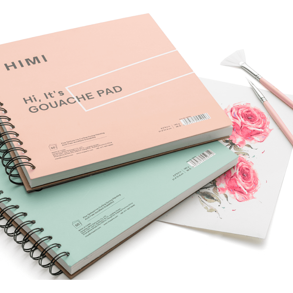 Скетчбук "Himi", 21.6x21.6 см, 160 г/м2, 50 листов, зелёный - 8