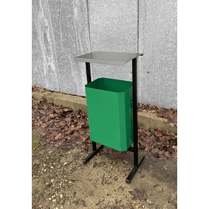 Урна уличная для мусора СТАНДАРТ, 35 л, металл, зелёный - 3