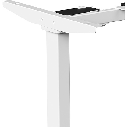 Стол с электроприводом WellDesk Prime 1300x675х18 белый/дуб канзас коричневый (9191462+9072451) - 8