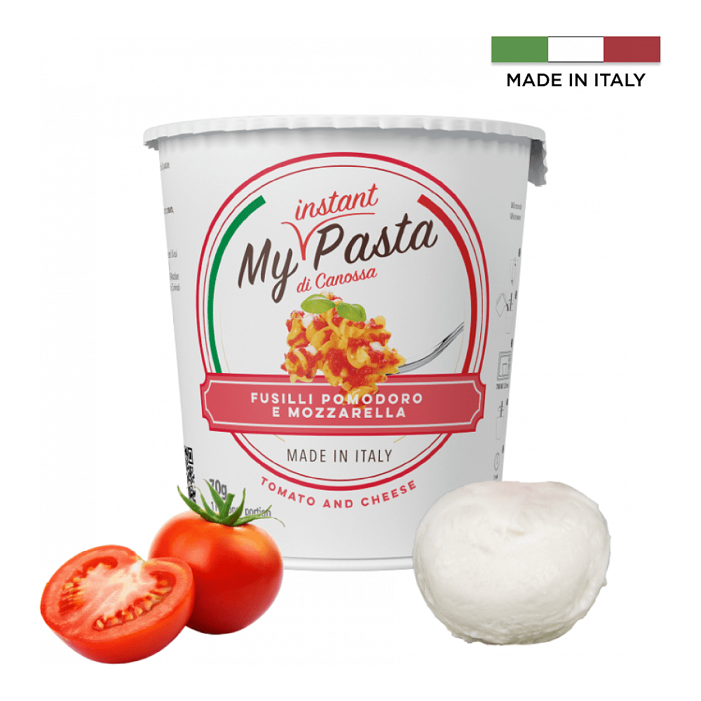 Паста фузилли "My instant pasta" с моцареллой и томатами, 70 г