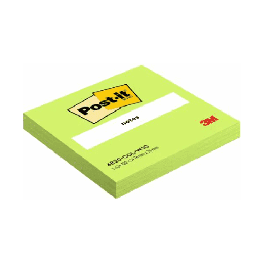 Бумага для заметок "Post-it", 76х76 мм, 100 листов, ассорти - 5