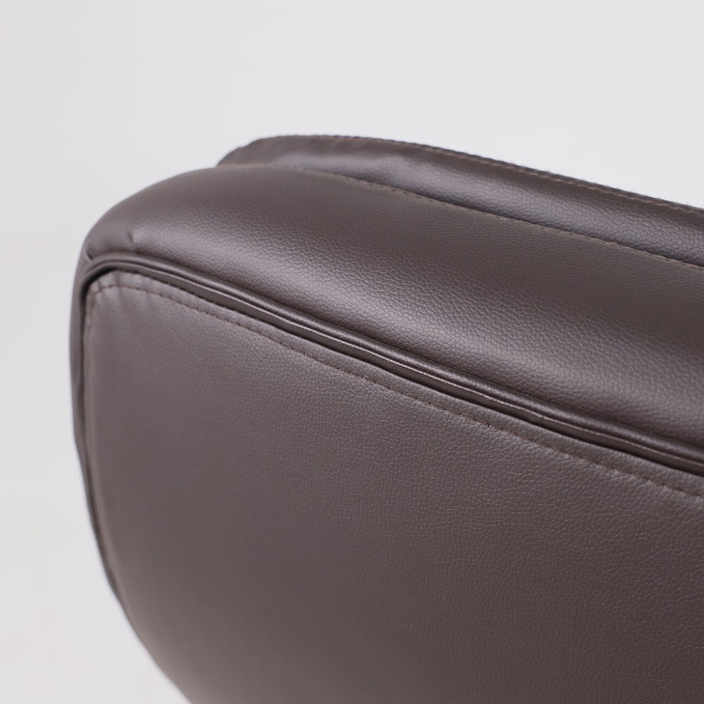 Кресло для руководителя AksHome "Richard new", экокожа, металл, коричневый - 6