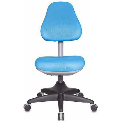 Кресло "Бюрократ KD-2", ткань, пластик, светло-голубой - 3
