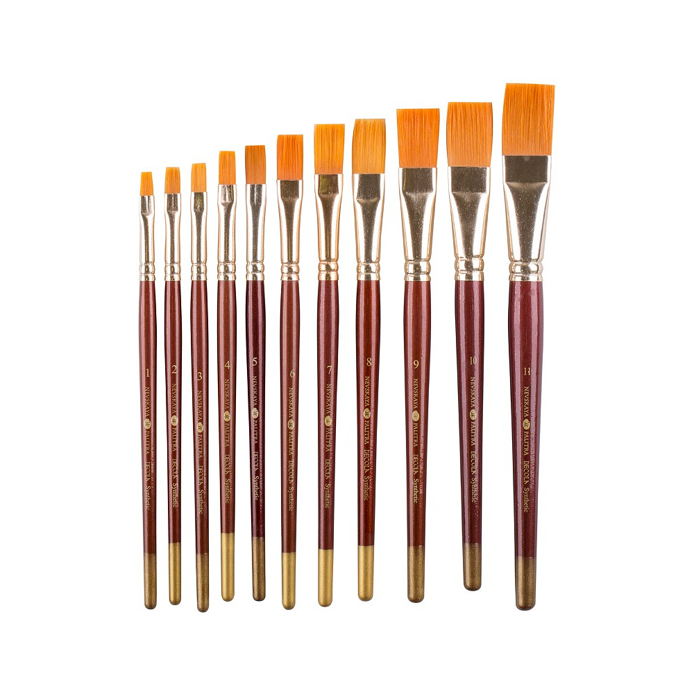 Кисть "Decola", синтетика, плоская, №5 - 3