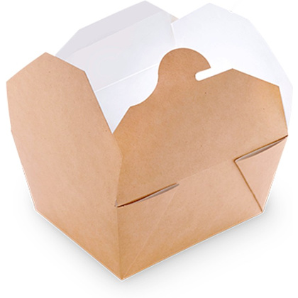 Контейнер бумажный 600 мл, 130/113х105/90х64, 50 шт/упак, крафт - 2