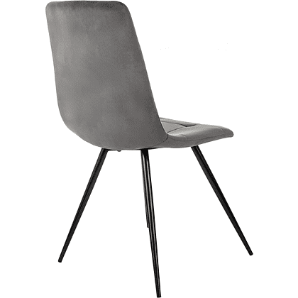 Стул Бюрократ "CH-K1_4", ткань, тёмно-серый, металл, комплект 4 штуки - 2