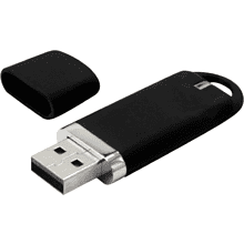 USB Flash 2.0 16 Gb VDF-015, пластик, черный