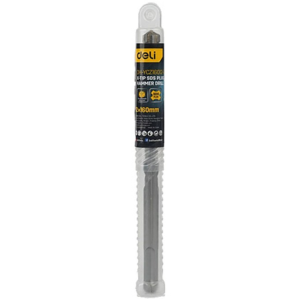 Бур по бетону Deli YS EDH-YCZ16012-E1, 12x160 мм, X-Tip, SDS-PLUS - 14