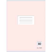 Тетрадь "Классическая розовая", А4, 80 листов, в клетку, розовый