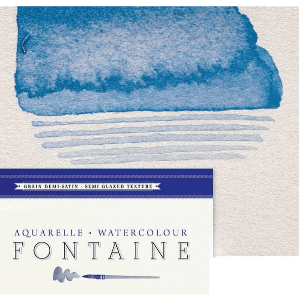 Блок-склейка бумаги для акварели Fontaine, полугладкая, 18x24 см, 300 г/м2, 25 листов - 3