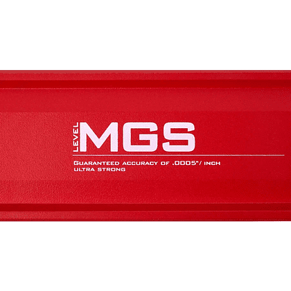 Уровень брусковый MGS 700915, 1000 мм, 3 глазка, зеркальный глазок, ухват, магнит - 2