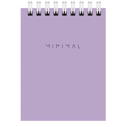 Блокнот "Minimal Pastel", А7, 40 листов, клетка, ассорти - 3