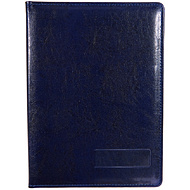 Папка на подпись, с карманом, синий