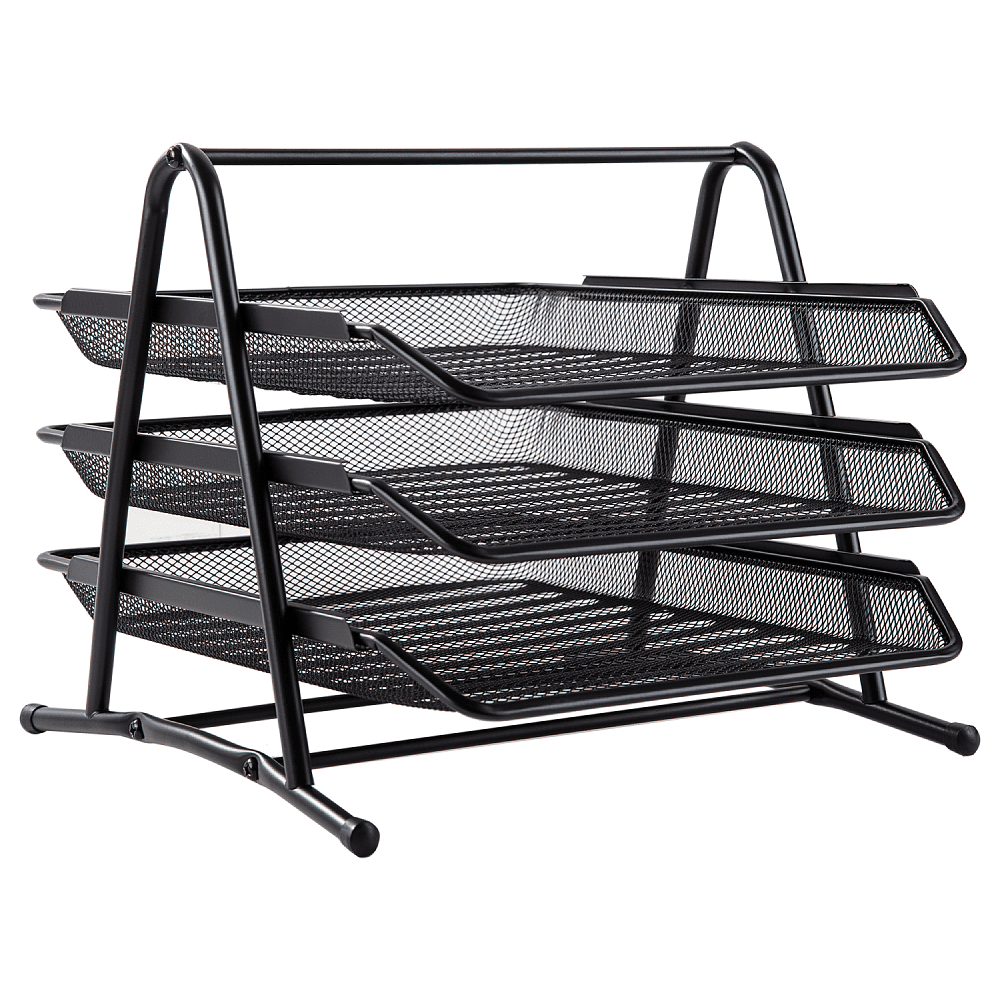 Модуль горизонтальный "Deli" на 3 лотка, черная сетка - 3