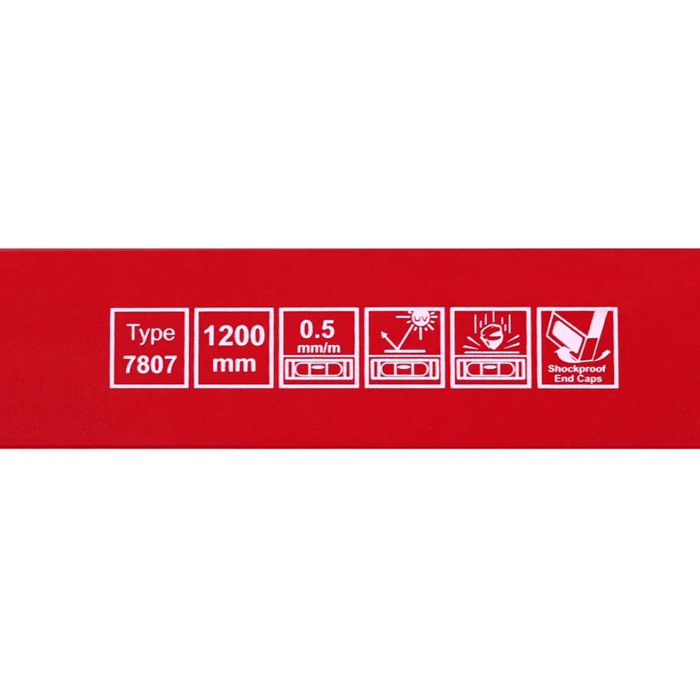 Уровень брусковый MGS 700807B, 1200 мм, 3 глазка - 2