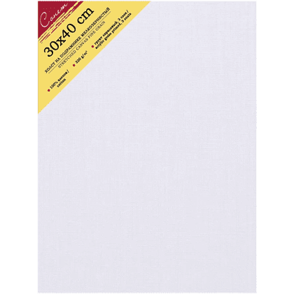 Холст на подрамнике "Сонет", 30х40 см, хлопок, 320 г/м2, мелкое зерно