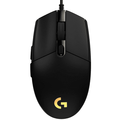 Мышь LOGITECH "G102 LIGHTSY (910-005808)", проводная, 8000 dpi, 6 кнопок, черная