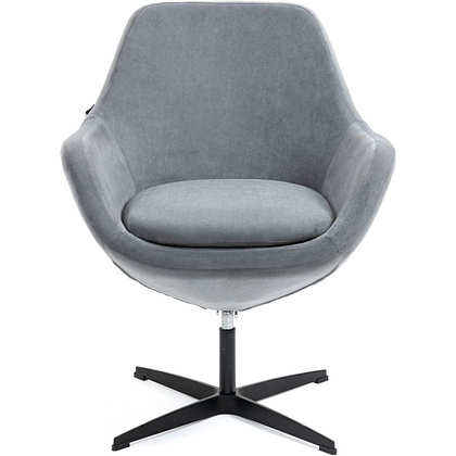 Кресло мягкое EVERPROF Rocky, ткань, серый, металл - 2