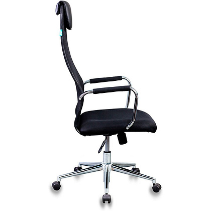 Кресло для руководителя "Бюрократ KB-9/DG", ткань, металл, черный - 3