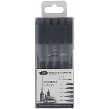 Ручка-лайнер "Сонет", набор 5 шт