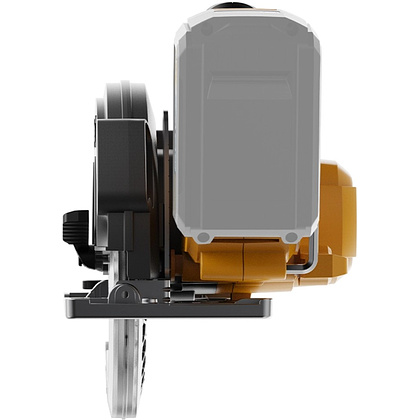 Пила циркулярная Deli YS EDC551Z, аккум., 20 В, 165 мм, до 51 мм, коробка, без з/у и АКБ, желтый - 5