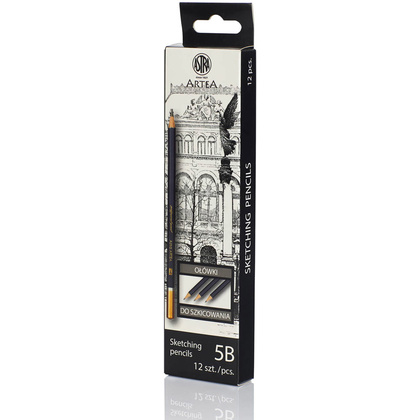 Карандаш чернографитный "Artea", 5B - 2