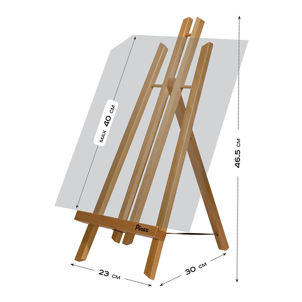 Мольберт настольный "Лира TE-13-50", бук - 2