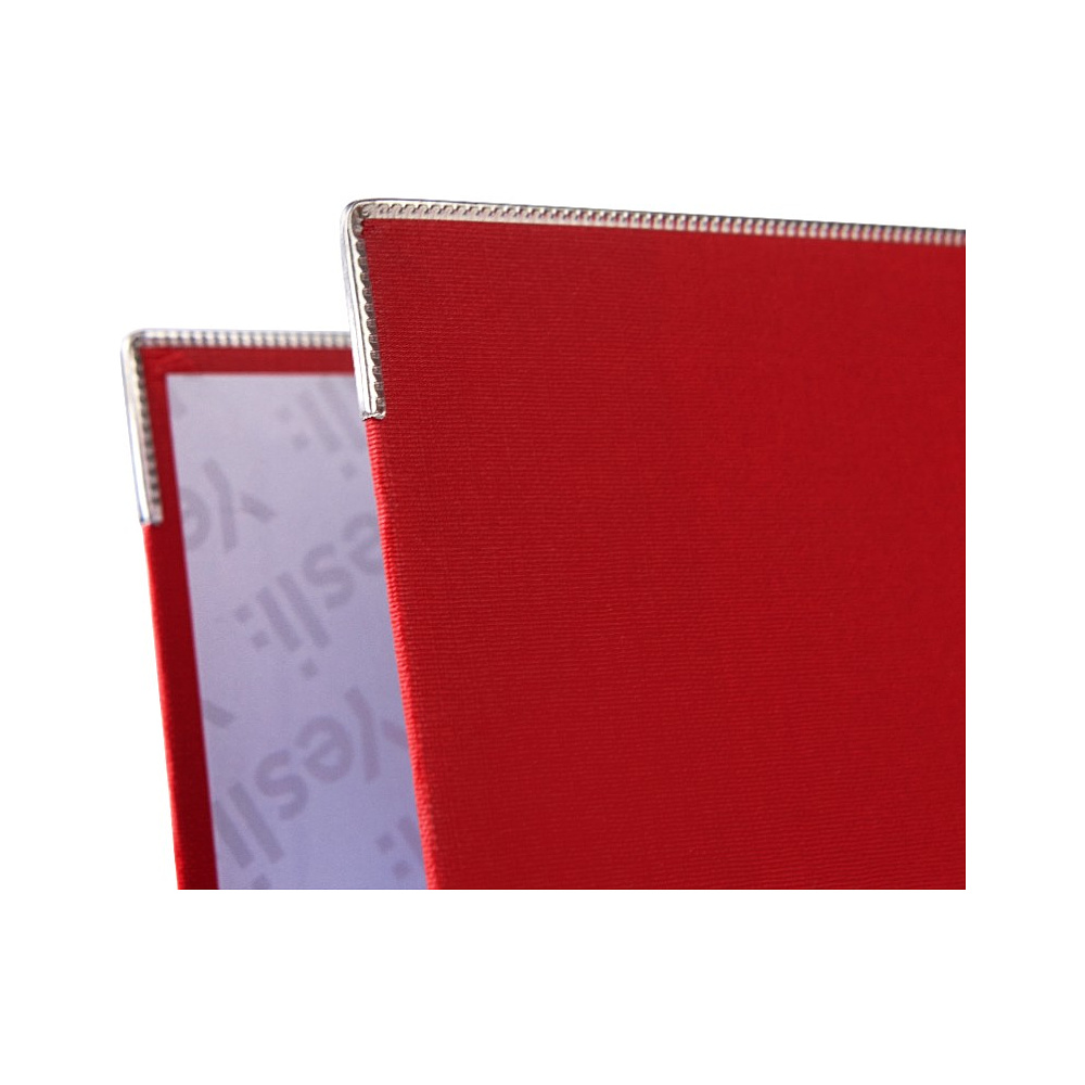 Папка-регистратор "Yesli:", А4, 75 мм, ПВХ Эко, красный - 7