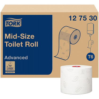 Бумага туалетная "Tork Advanced Т6 Mid-size", 2 слоя, 1 рулон (127530-20) - 3