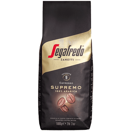 Кофе "Segafredo" Supremo,  зерновой, 1000 гр.