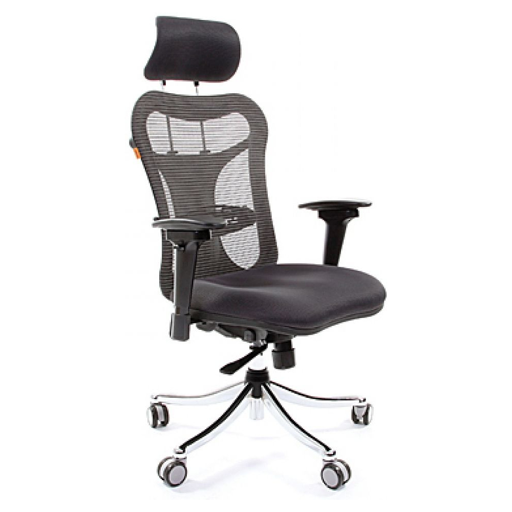 Кресло для руководителя "Chairman 769", ткань, хром, черный - 2
