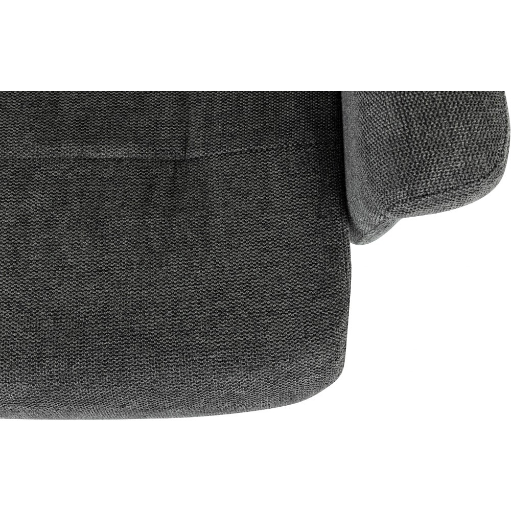 Кресло мягкое Бюрократ Baron, ткань, серый, металл, с пуфом - 14