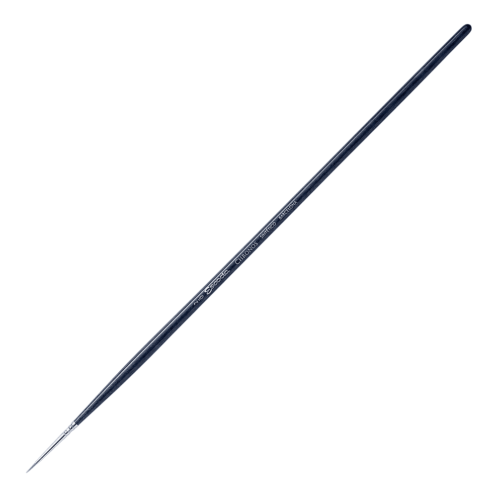 Кисть "Escoda Chronos", микс, круглая, на короткой ручке, № 2/0