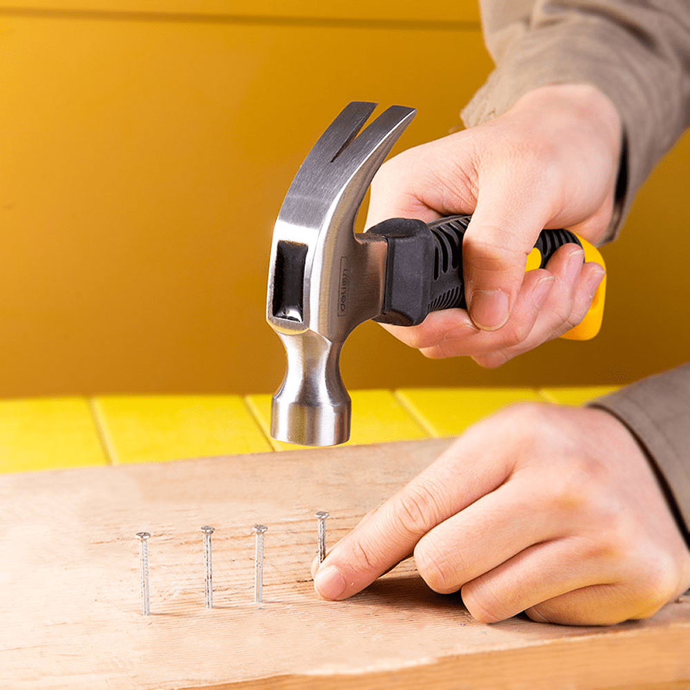 Молоток-гвоздодер Deli YS EDL441008, 0,25 кг, фибергласовая рукоятка - 4