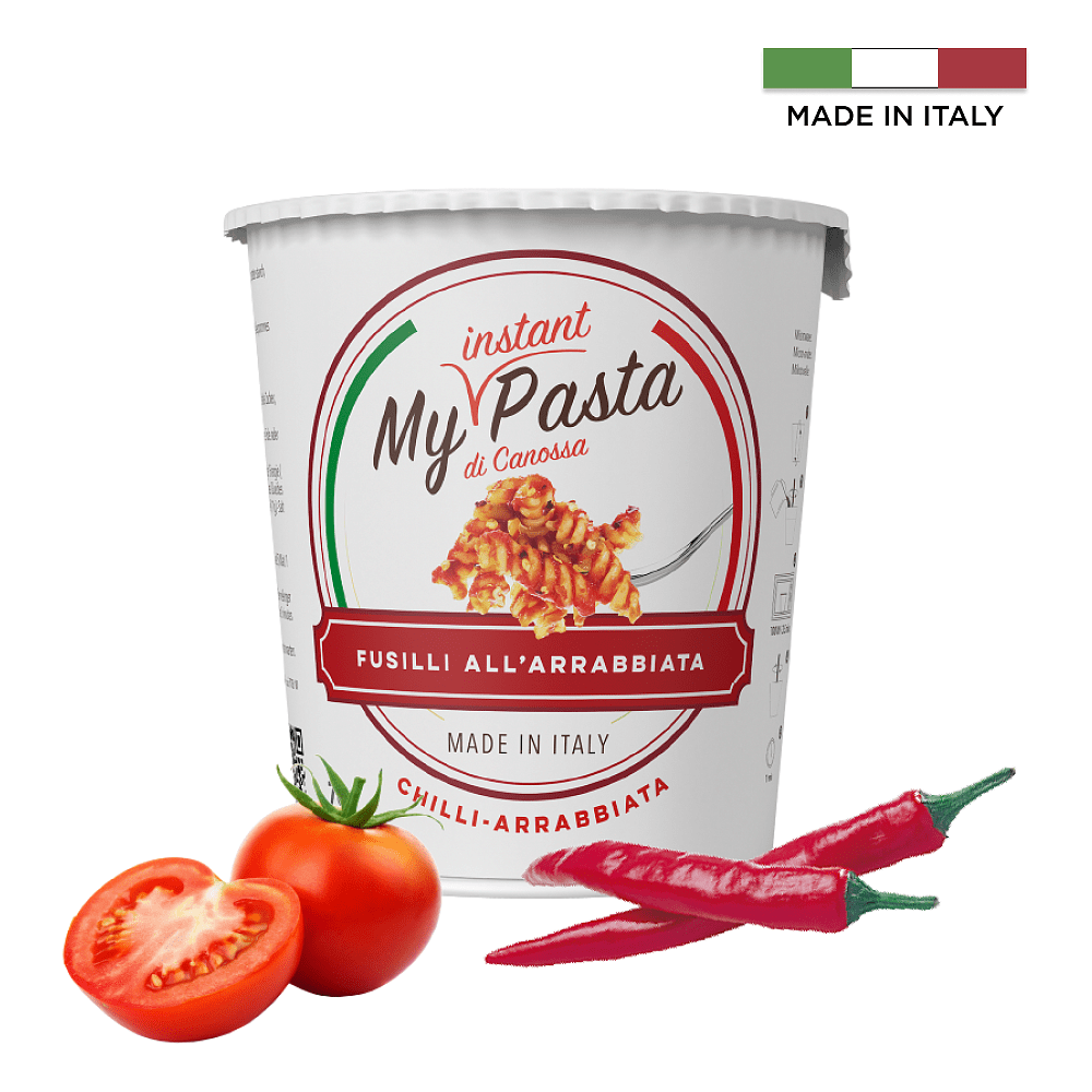 Паста фузилли "My instant pasta" с соусом арабьята, 70г