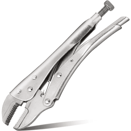 Клещи зажимные Deli YS EDL109010, 220 мм, с фиксатором