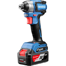 Аккумуляторный шуруповерт DongCheng DCPL165 (TYPE EM), 20 В, 165 Нм, 2 АКБ, 4 Ач, З/У 2 А