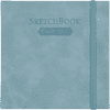 Скетчбук для графики "GrafArt white", 40 листов, 12х12 см, 160 г/м2, голубой дым - 2
