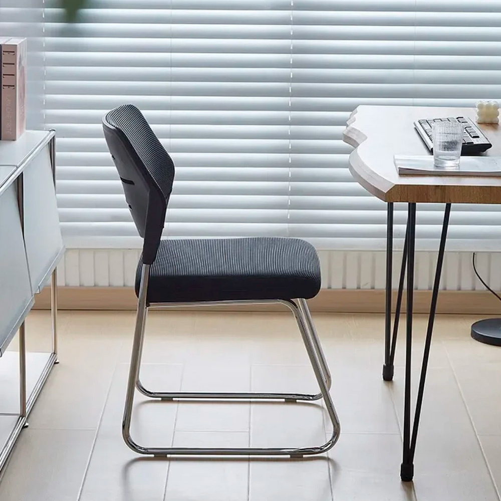 Кресло для посетителей SitUp SKY Chrome сетка, серый - 2