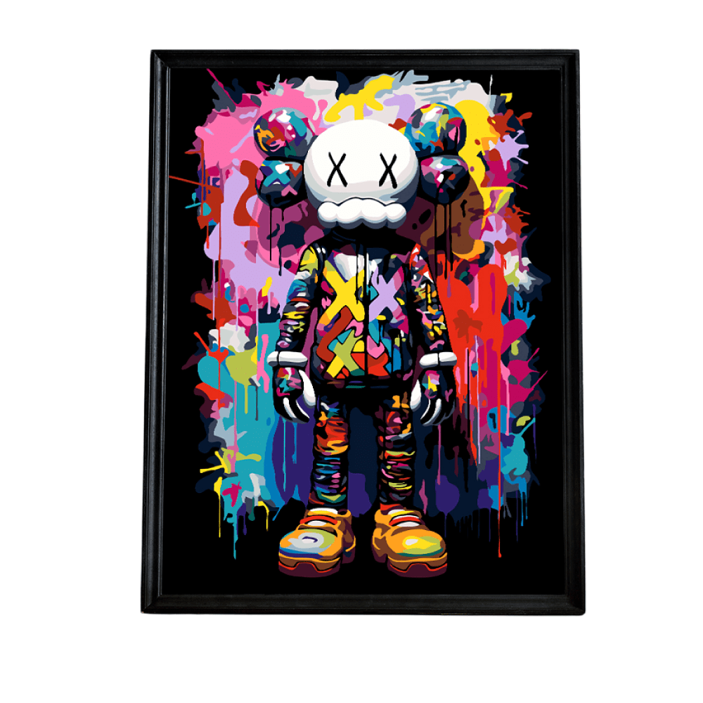 Картина по номерам "Kaws Color Pop"