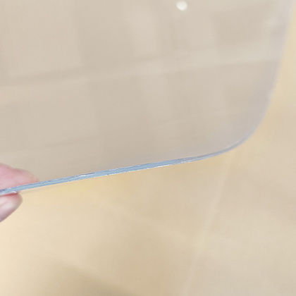 Коврик напольный защитный под кресло 1200x900x2 мм, прозрачный - 9