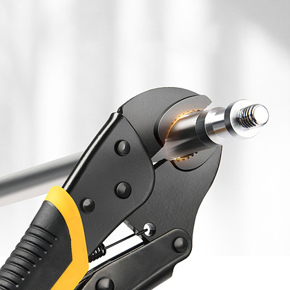 Клещи с фиксатором Deli YS DL109010H, 205 мм., желтый, черный - 2