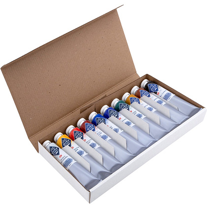 Краски темперные "Мастер Класс", набор 10 цветов, тубы - 4