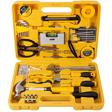 Набор инструмента Deli YS EDL1038J, 38 предметов, кейс, желтый