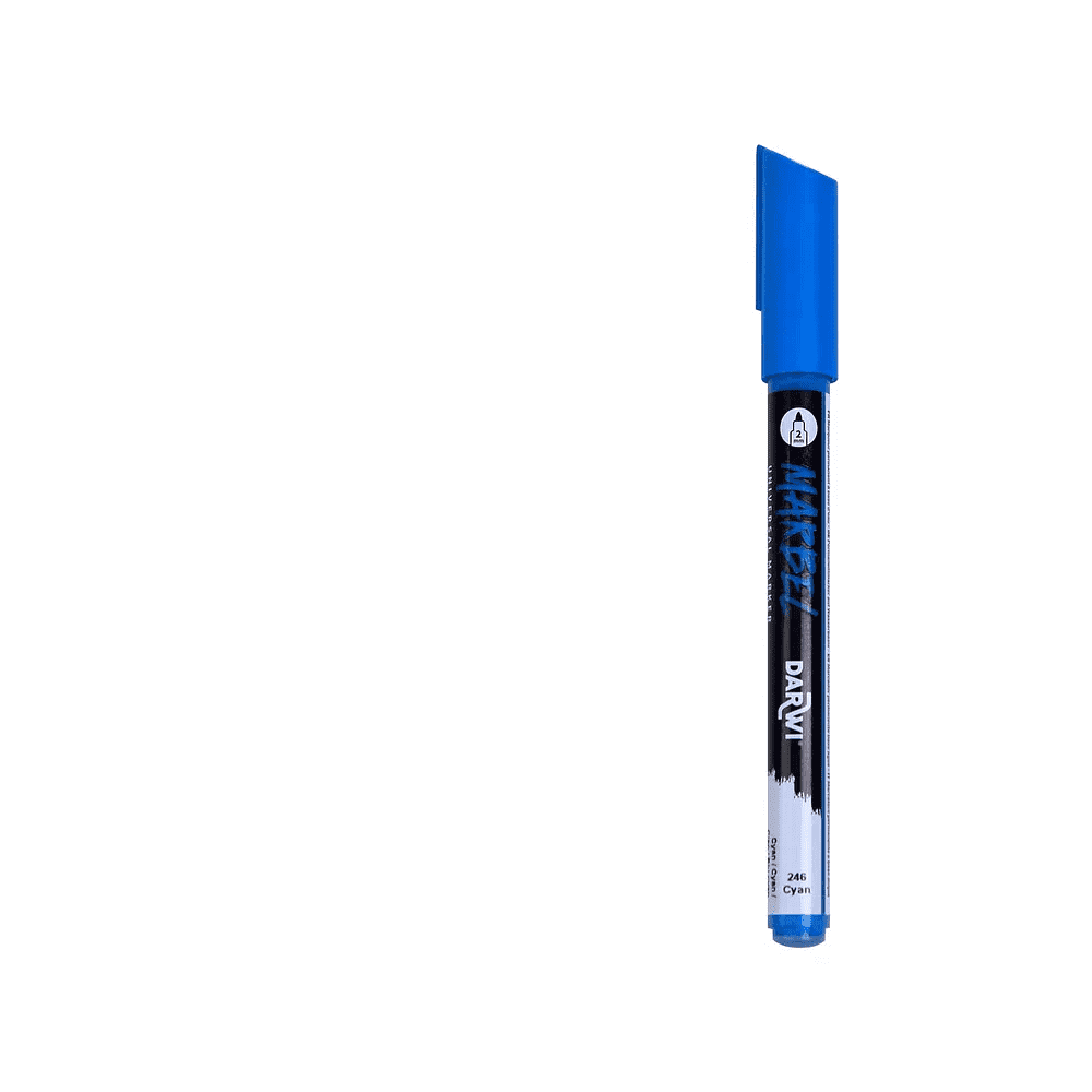 Маркер акриловый "Darwi.Marbel" 246, циан